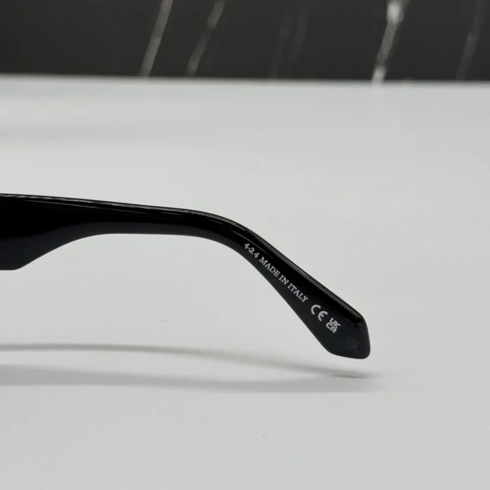 NEW OFF-WHITE OERI138 CHARLOTTE 1007 SUNGLASSES UNISEX BLACK SQUARE EYEWEAR
